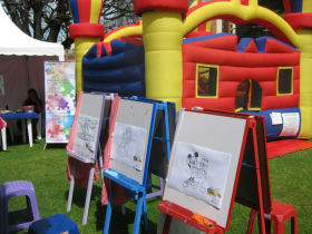 fiestas infantiles en bogota con taller de artes para niños eventos pintura origami